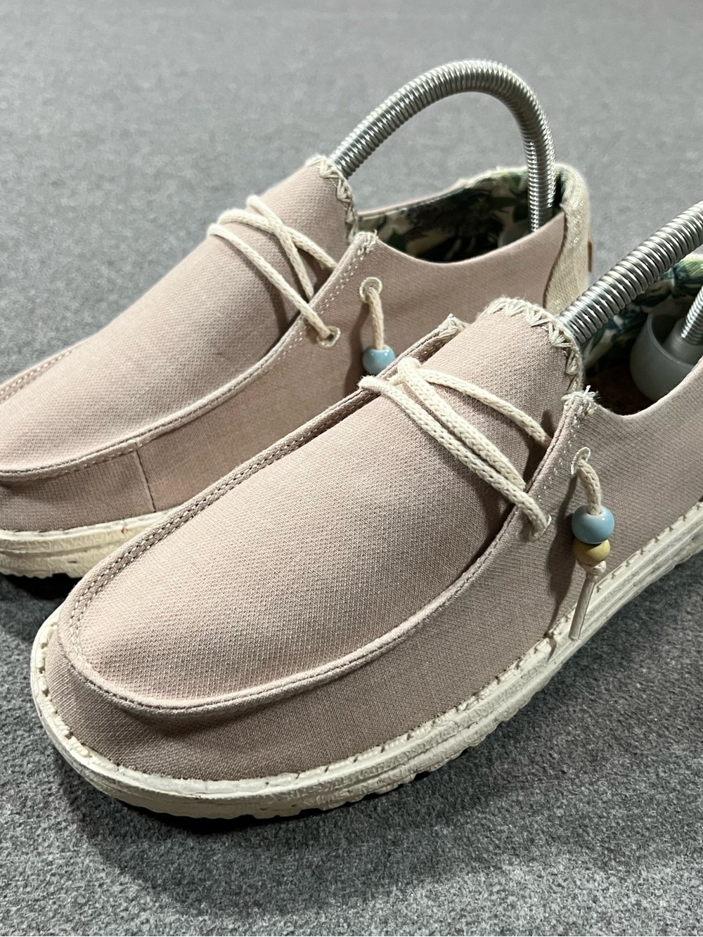 Hey Dude Wendy Natural Rose Women's Casual Shoes Size 7 (D122155005-37)